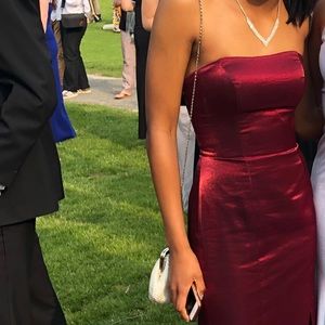 Sherri hill strapless dress